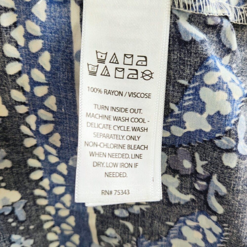 LUCKY BRAND Border Print Maxi Dress - Picture 8 of 8